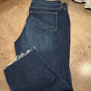LC Lauren Conrad Dark Blue Ankle Jeans
